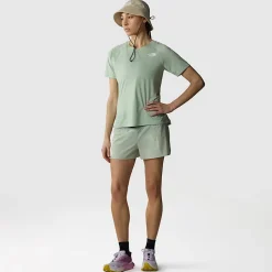 Flash Sale The North Face Summit High Trail Run T-shirt Til Damer Misty Sage