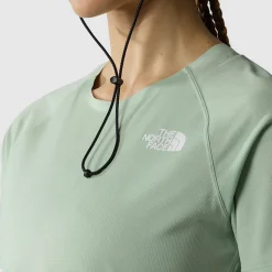 Flash Sale The North Face Summit High Trail Run T-shirt Til Damer Misty Sage