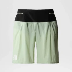 Cheap The North Face Summit Pacesetter 5" Shorts Til Damer Misty Sage-TNF Black