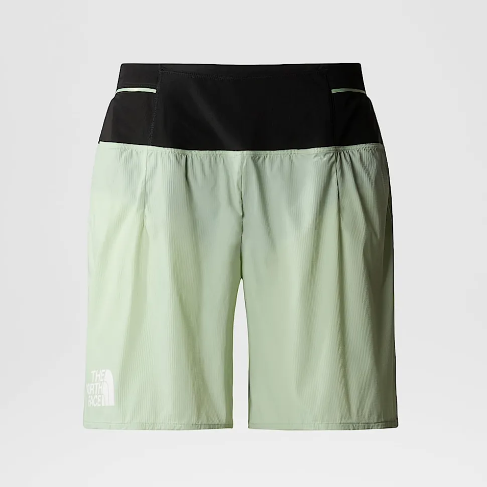 Cheap The North Face Summit Pacesetter 5" Shorts Til Damer Misty Sage-TNF Black