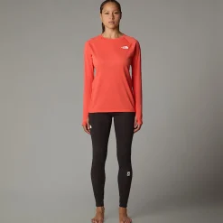 Flash Sale The North Face Summit Pro 120 Top Med Lange ærmer Til Damer Radiant Orange