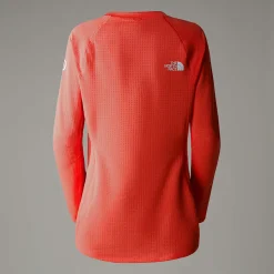 Flash Sale The North Face Summit Pro 120 Top Med Lange ærmer Til Damer Radiant Orange