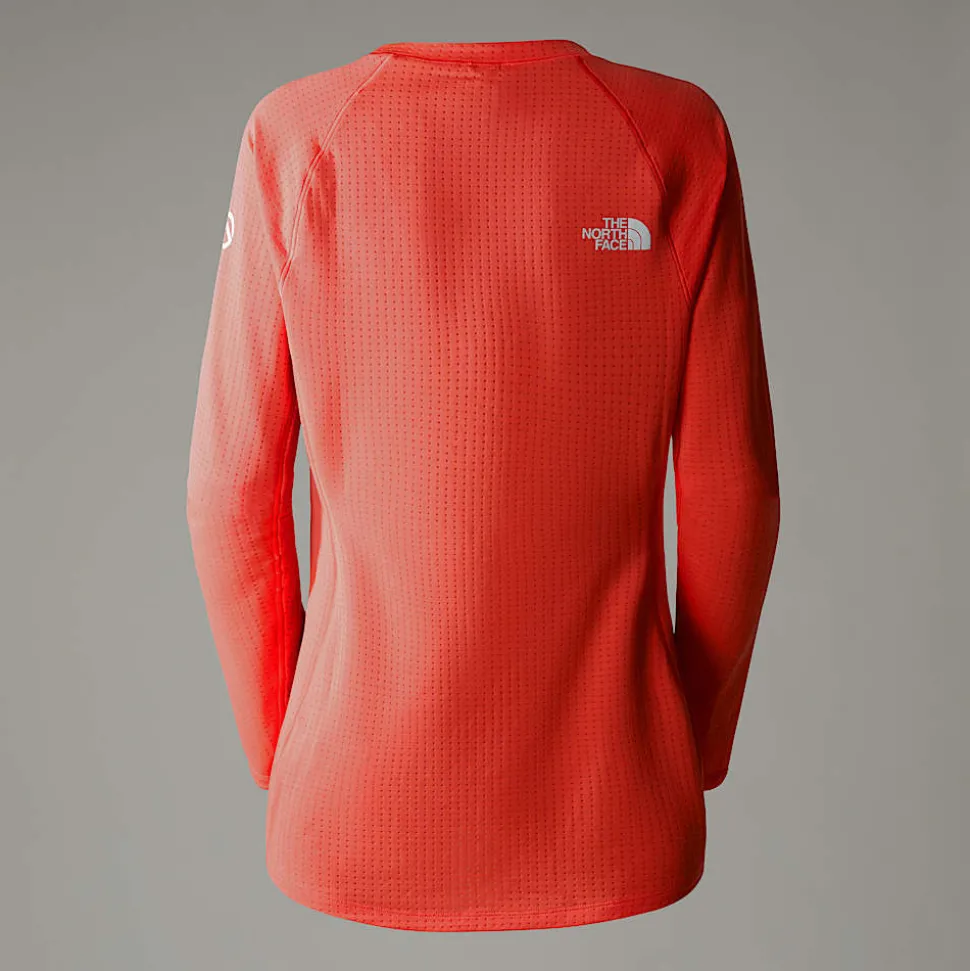 Flash Sale The North Face Summit Pro 120 Top Med Lange ærmer Til Damer Radiant Orange