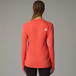 Flash Sale The North Face Summit Pro 120 Top Med Lange ærmer Til Damer Radiant Orange