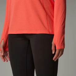 Flash Sale The North Face Summit Pro 120 Top Med Lange ærmer Til Damer Radiant Orange