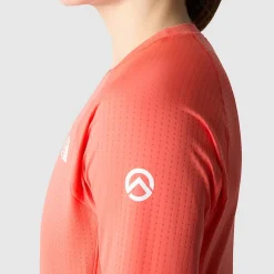 Flash Sale The North Face Summit Pro 120 Top Med Lange ærmer Til Damer Radiant Orange