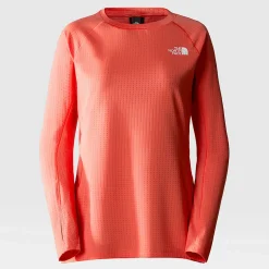Flash Sale The North Face Summit Pro 120 Top Med Lange ærmer Til Damer Radiant Orange