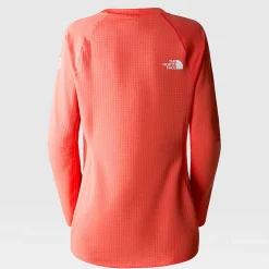 Flash Sale The North Face Summit Pro 120 Top Med Lange ærmer Til Damer Radiant Orange