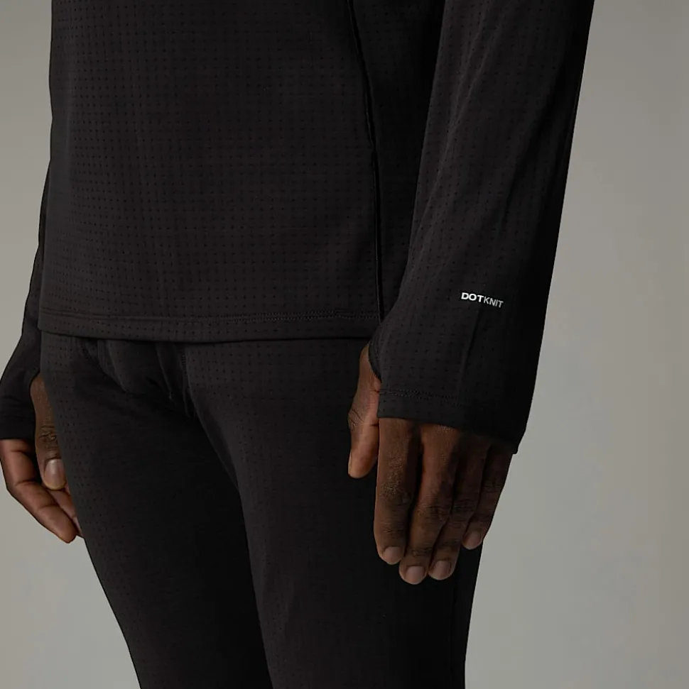 Discount The North Face Summit Pro 120 Top Med Lange ærmer Til Herrer TNF Black