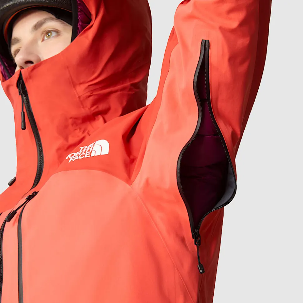 Clearance The North Face Summit Pumori GORE-TEX® Pro Jakke Til Damer Radiant Orange-Auburn Glaze