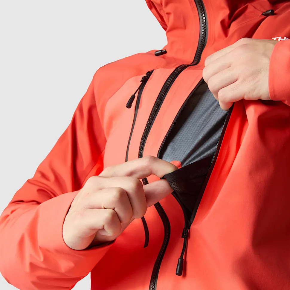Clearance The North Face Summit Pumori GORE-TEX® Pro Jakke Til Damer Radiant Orange-Auburn Glaze