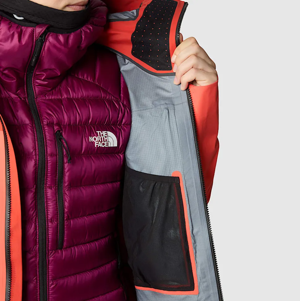 Clearance The North Face Summit Pumori GORE-TEX® Pro Jakke Til Damer Radiant Orange-Auburn Glaze