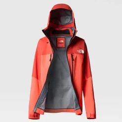 Clearance The North Face Summit Pumori GORE-TEX® Pro Jakke Til Damer Radiant Orange-Auburn Glaze