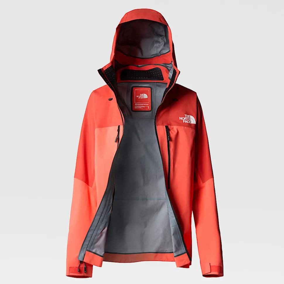 Clearance The North Face Summit Pumori GORE-TEX® Pro Jakke Til Damer Radiant Orange-Auburn Glaze