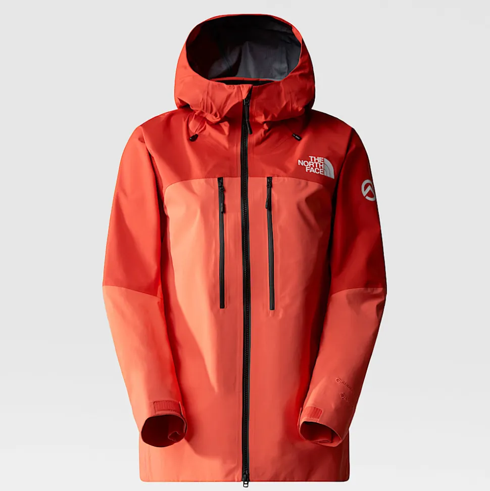 Clearance The North Face Summit Pumori GORE-TEX® Pro Jakke Til Damer Radiant Orange-Auburn Glaze