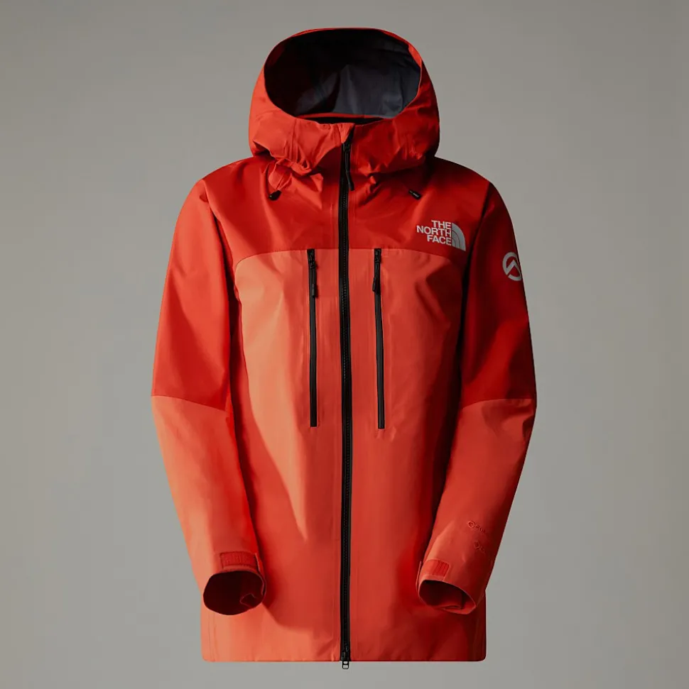 Clearance The North Face Summit Pumori GORE-TEX® Pro Jakke Til Damer Radiant Orange-Auburn Glaze