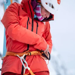 Clearance The North Face Summit Pumori GORE-TEX® Pro Jakke Til Damer Radiant Orange-Auburn Glaze