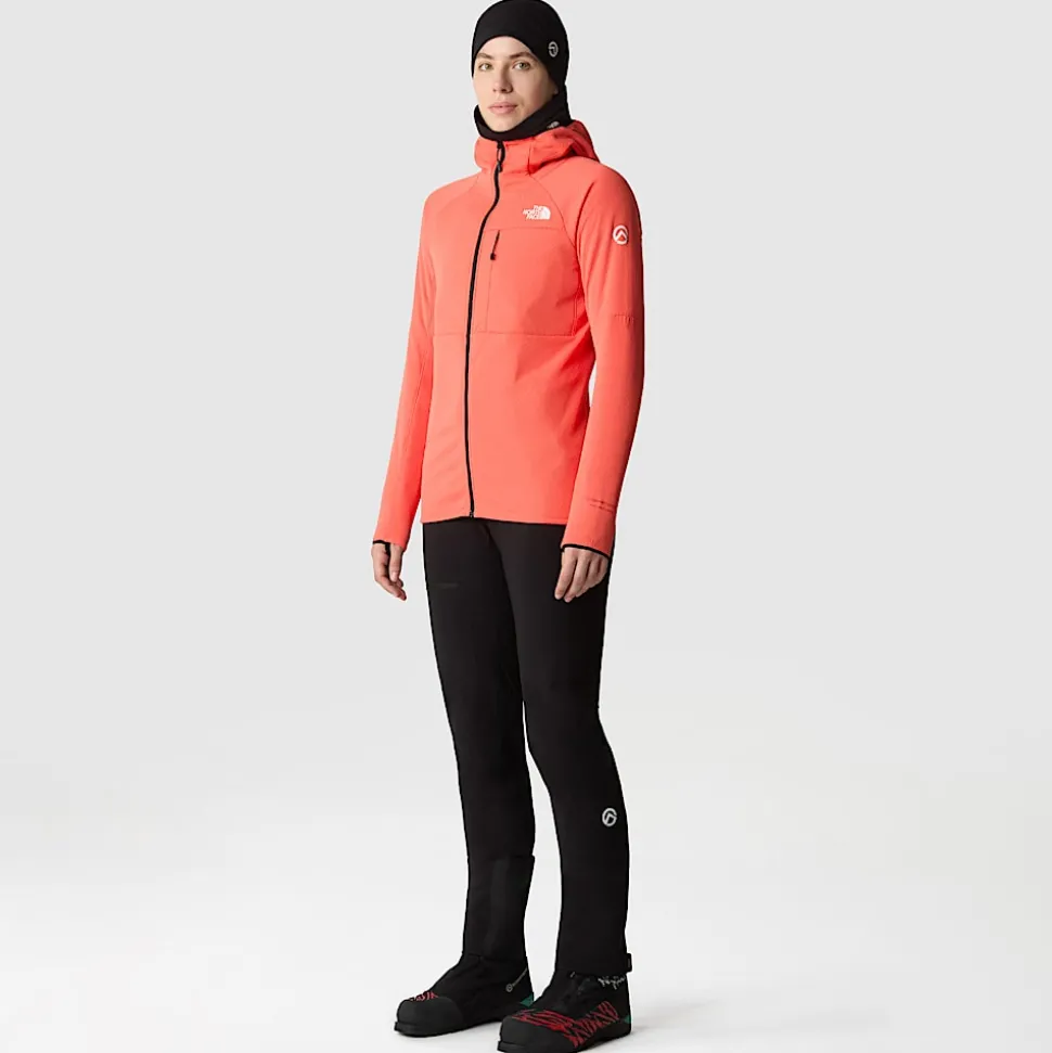 Hot The North Face Summit Series™ FUTUREFLEECE™ Jakke Med Hætte Til Damer Radiant Orange