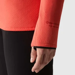 Hot The North Face Summit Series™ FUTUREFLEECE™ Jakke Med Hætte Til Damer Radiant Orange