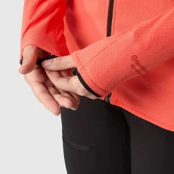 Hot The North Face Summit Series™ FUTUREFLEECE™ Jakke Med Hætte Til Damer Radiant Orange