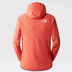 Hot The North Face Summit Series™ FUTUREFLEECE™ Jakke Med Hætte Til Damer Radiant Orange