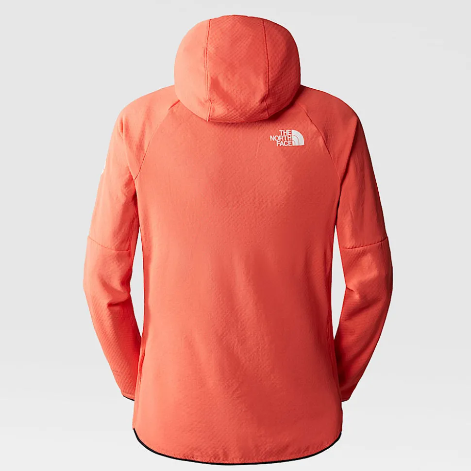 Hot The North Face Summit Series™ FUTUREFLEECE™ Jakke Med Hætte Til Damer Radiant Orange