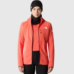 Hot The North Face Summit Series™ FUTUREFLEECE™ Jakke Med Hætte Til Damer Radiant Orange