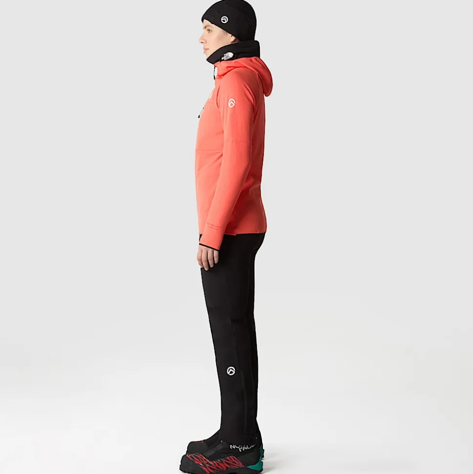 Hot The North Face Summit Series™ FUTUREFLEECE™ Jakke Med Hætte Til Damer Radiant Orange