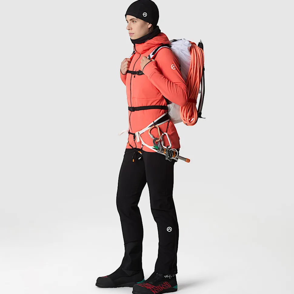 Hot The North Face Summit Series™ FUTUREFLEECE™ Jakke Med Hætte Til Damer Radiant Orange