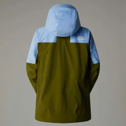 Clearance The North Face Summit Stirnson FUTURELIGHT™ Jakke Til Damer Cornflower-Forest Olive