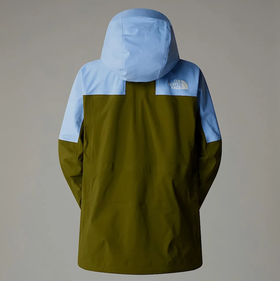 Clearance The North Face Summit Stirnson FUTURELIGHT™ Jakke Til Damer Cornflower-Forest Olive