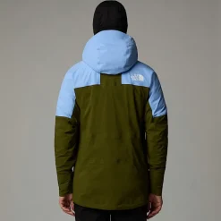Clearance The North Face Summit Stirnson FUTURELIGHT™ Jakke Til Damer Cornflower-Forest Olive