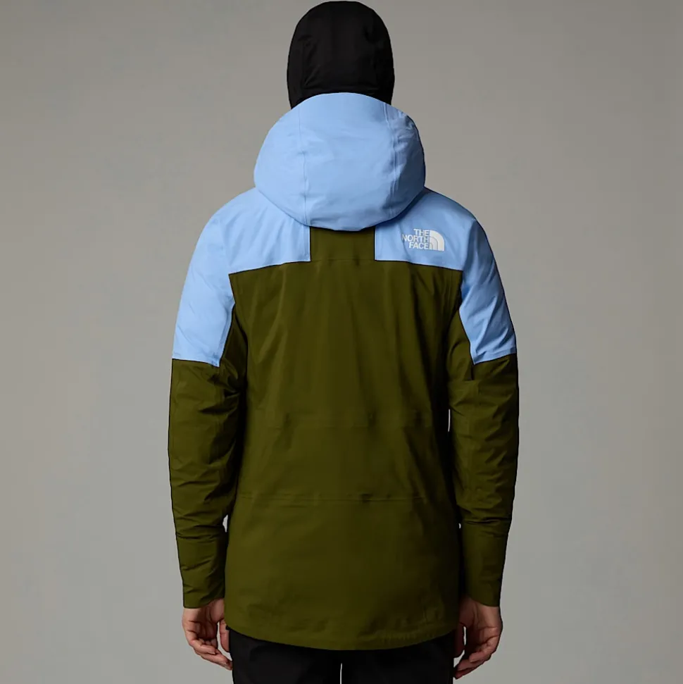 Clearance The North Face Summit Stirnson FUTURELIGHT™ Jakke Til Damer Cornflower-Forest Olive