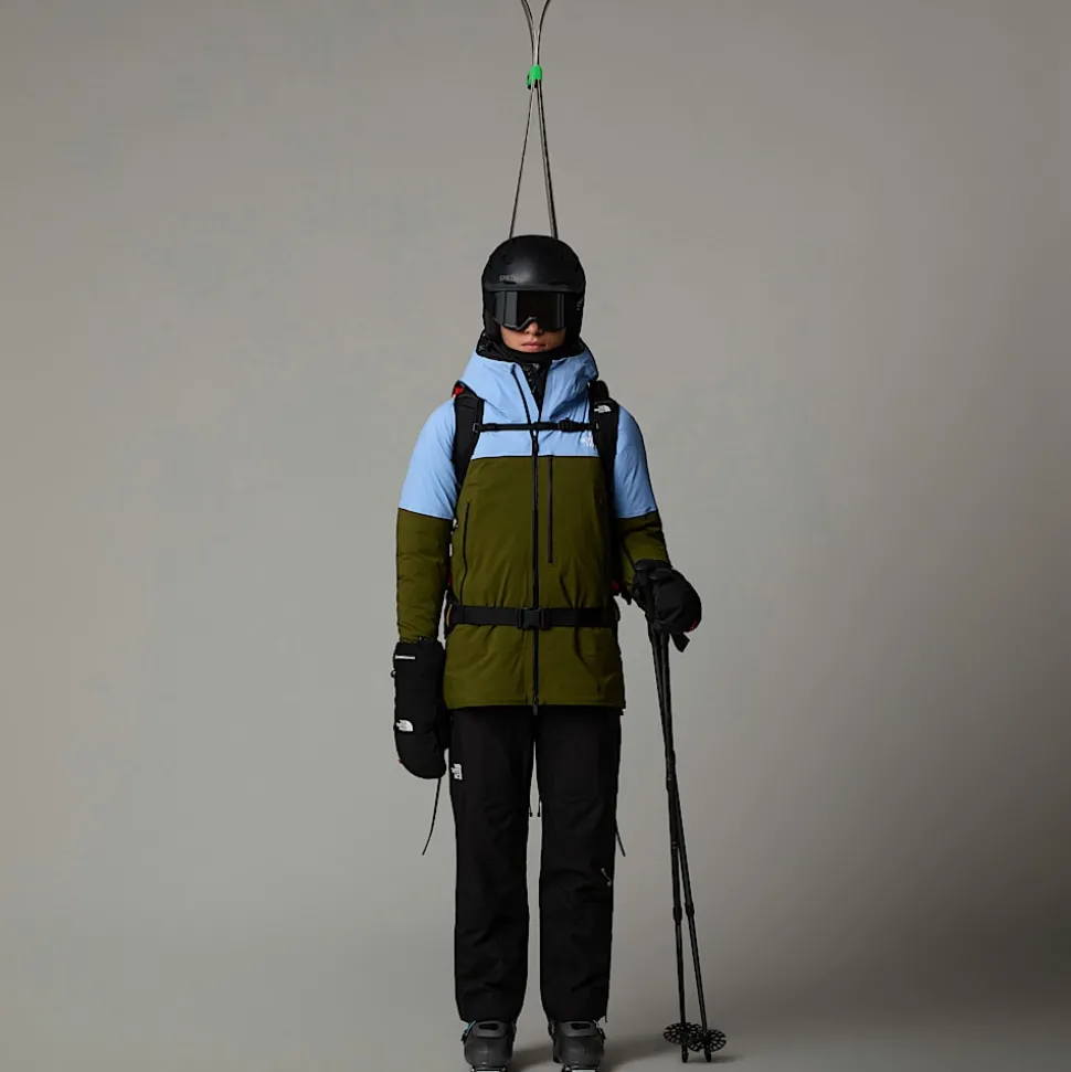 Clearance The North Face Summit Stirnson FUTURELIGHT™ Jakke Til Damer Cornflower-Forest Olive