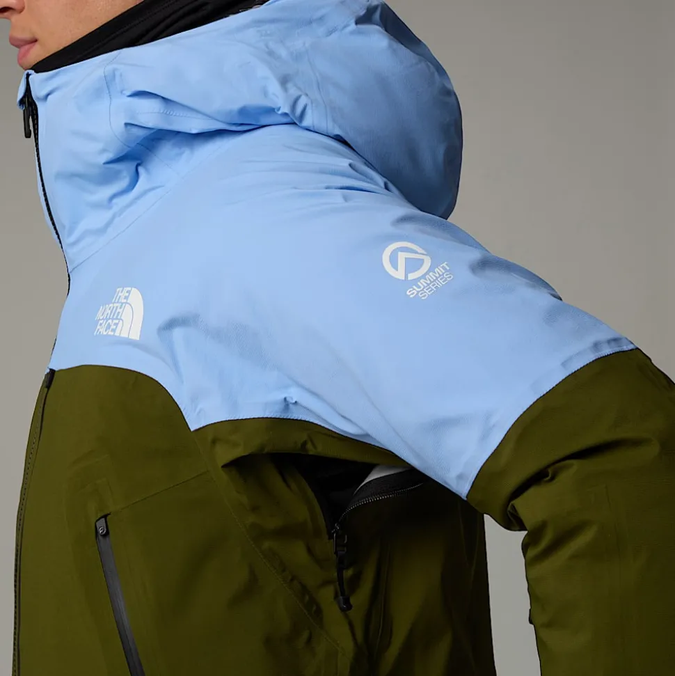 Clearance The North Face Summit Stirnson FUTURELIGHT™ Jakke Til Damer Cornflower-Forest Olive
