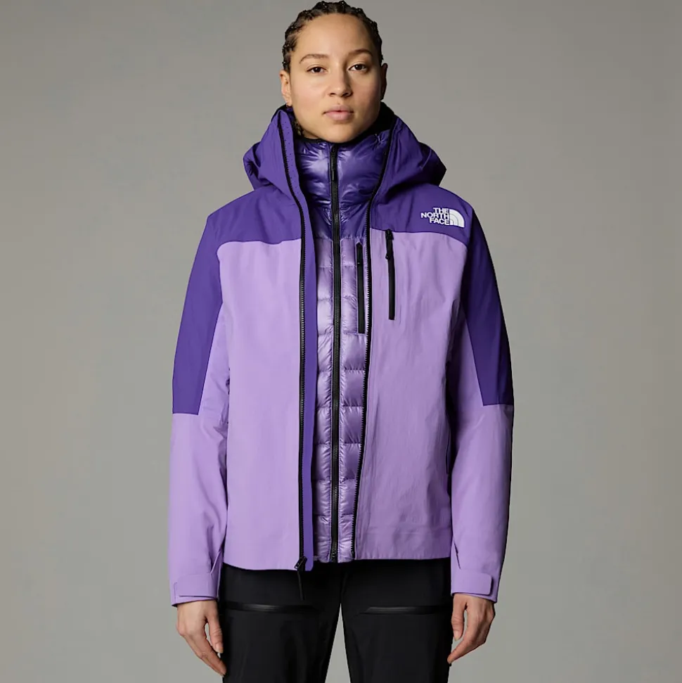 Cheap The North Face Summit Torre Egger FUTURELIGHT™ Jakke Til Damer Peak Purple-Purple Granite