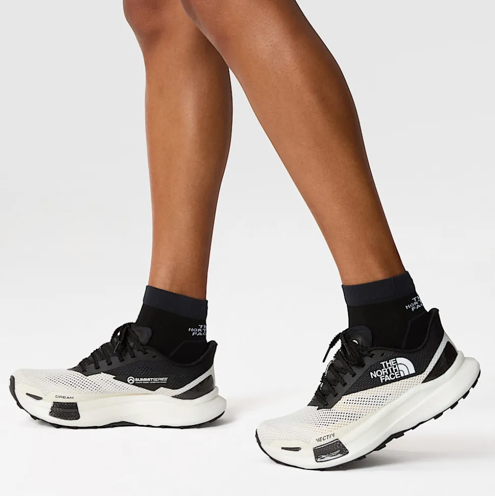 Discount The North Face Summit VECTIV™ Pro II Trailløbesko Til Damer White Dune-TNF Black