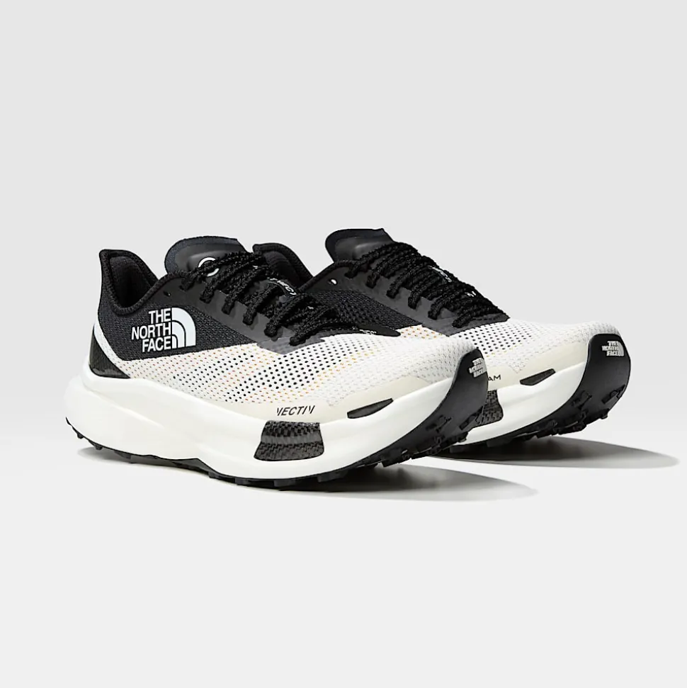 Discount The North Face Summit VECTIV™ Pro II Trailløbesko Til Damer White Dune-TNF Black