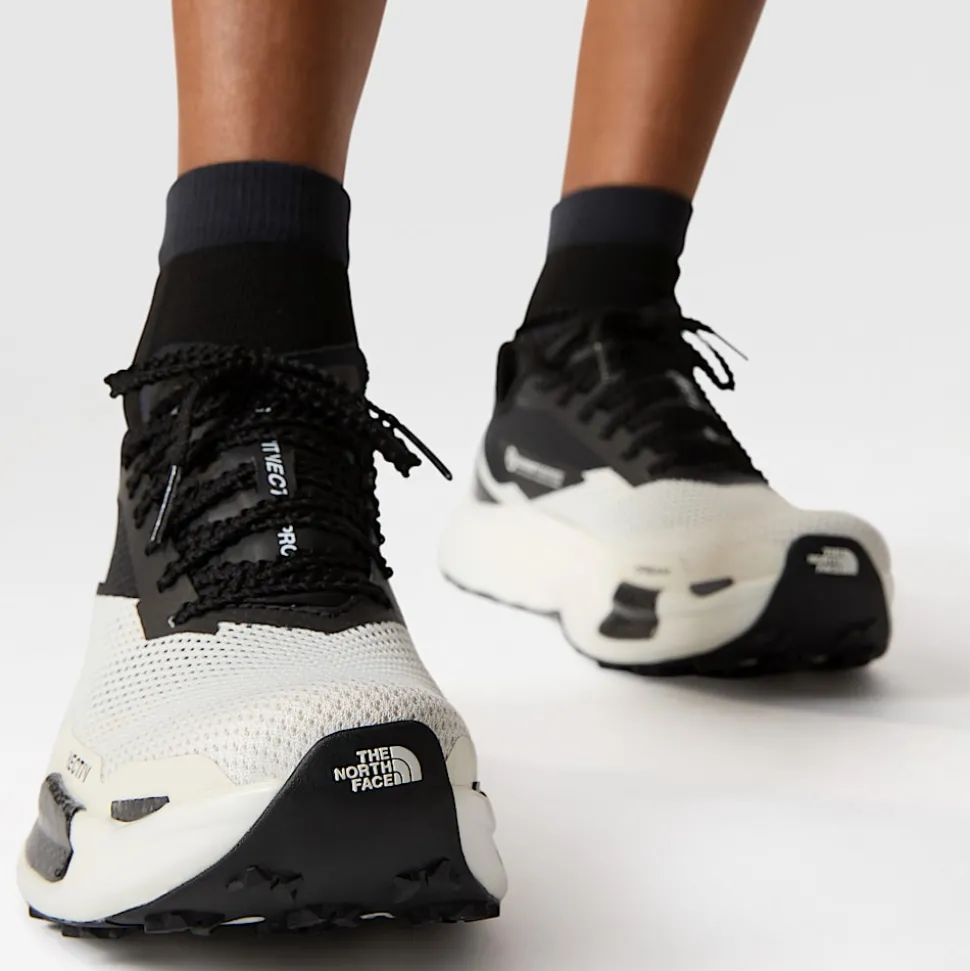 Discount The North Face Summit VECTIV™ Pro II Trailløbesko Til Damer White Dune-TNF Black