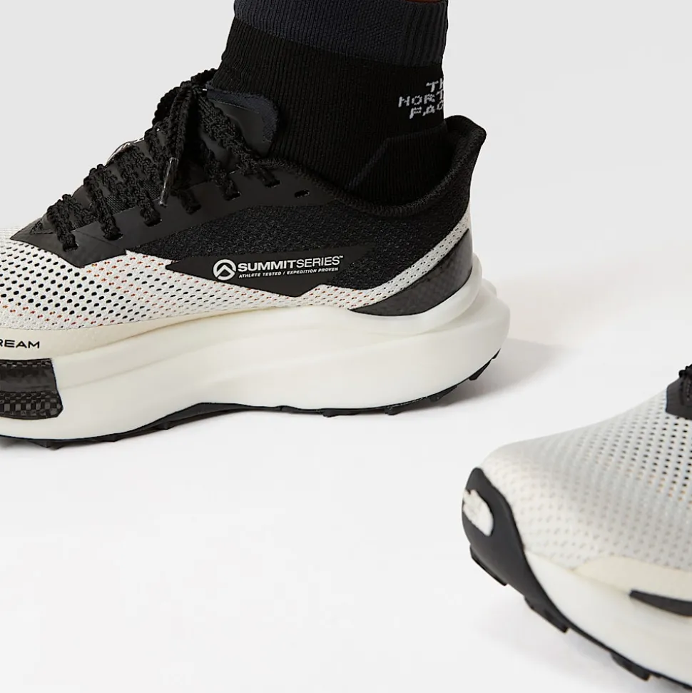 Discount The North Face Summit VECTIV™ Pro II Trailløbesko Til Damer White Dune-TNF Black