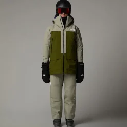 Discount The North Face Summit Verbier GORE-TEX® Jakke Til Damer Clay Grey-Forest Olive