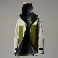 Discount The North Face Summit Verbier GORE-TEX® Jakke Til Damer Clay Grey-Forest Olive