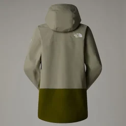 Discount The North Face Summit Verbier GORE-TEX® Jakke Til Damer Clay Grey-Forest Olive