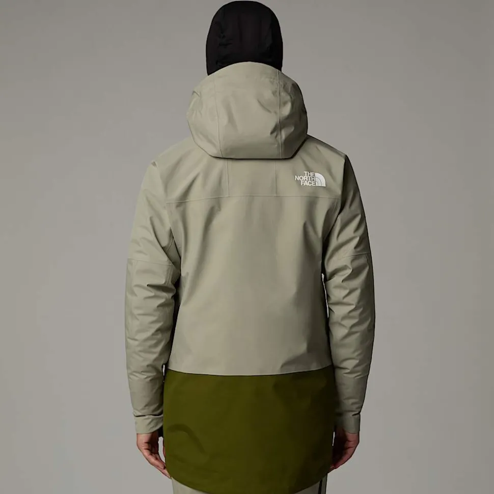 Discount The North Face Summit Verbier GORE-TEX® Jakke Til Damer Clay Grey-Forest Olive