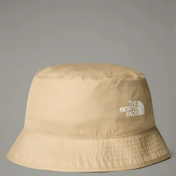 Store The North Face SUN STASH HAT Khaki Stone-White Dune