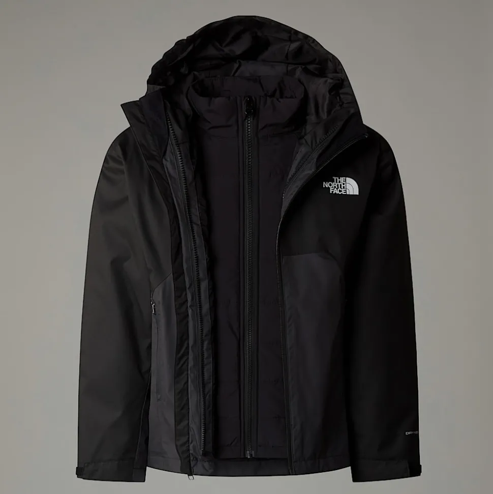 Hot The North Face Syntetisk Isoleret Triclimate 3-i-1 Jakke Til Unge TNF Black