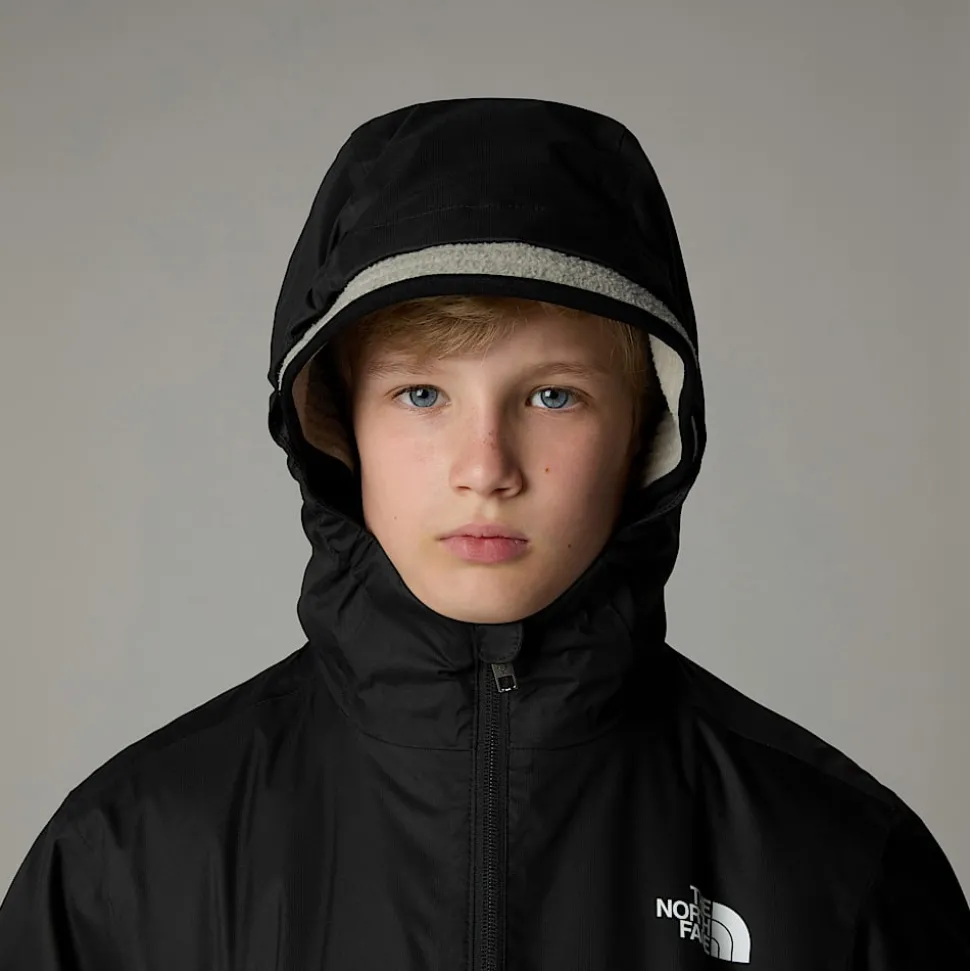 Hot The North Face Syntetisk Isoleret Triclimate 3-i-1 Jakke Til Unge TNF Black