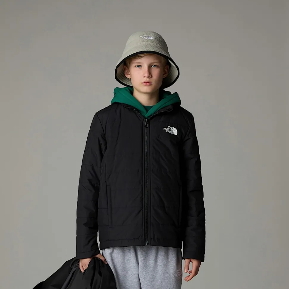 Hot The North Face Syntetisk Isoleret Triclimate 3-i-1 Jakke Til Unge TNF Black