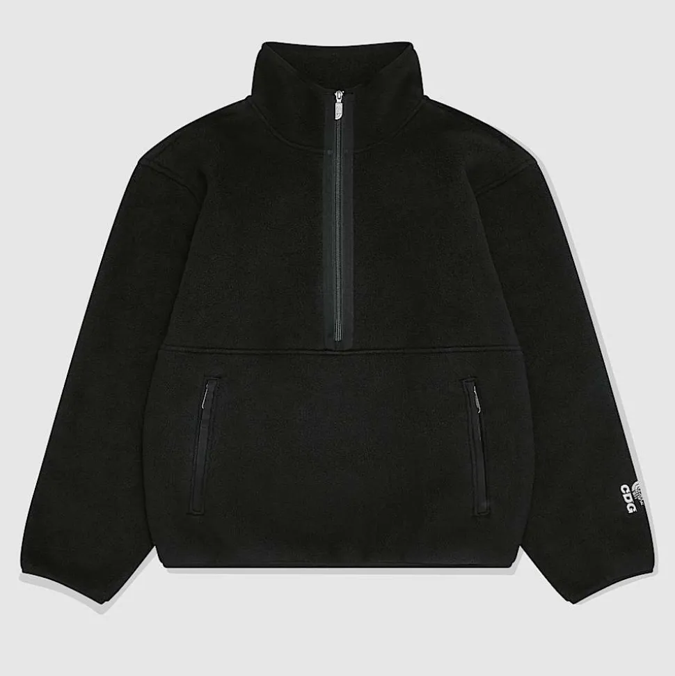 Best The North Face X CDG North Dome Pullover Fleece TNF Black