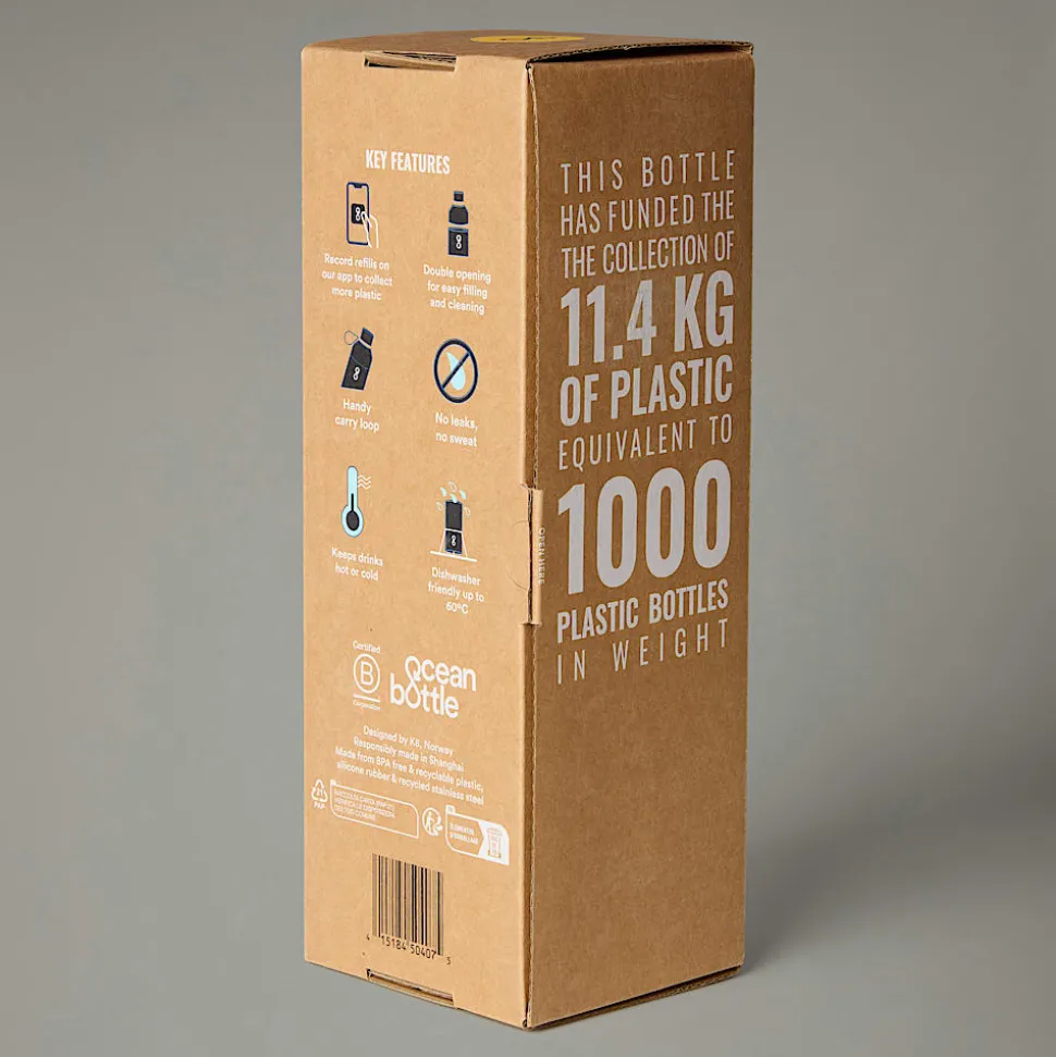 Shop The North Face X Ocean Bottle 1L Flaske Summit Gold-TNF Black